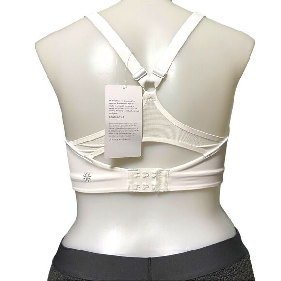 Athleta White Advance Crossback Sports Bra B-G - Picture 5 of 6